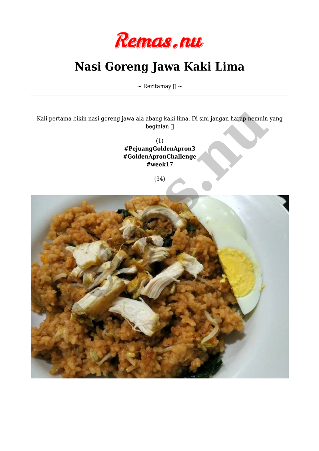 Nasi Goreng Jawa Kaki Lima