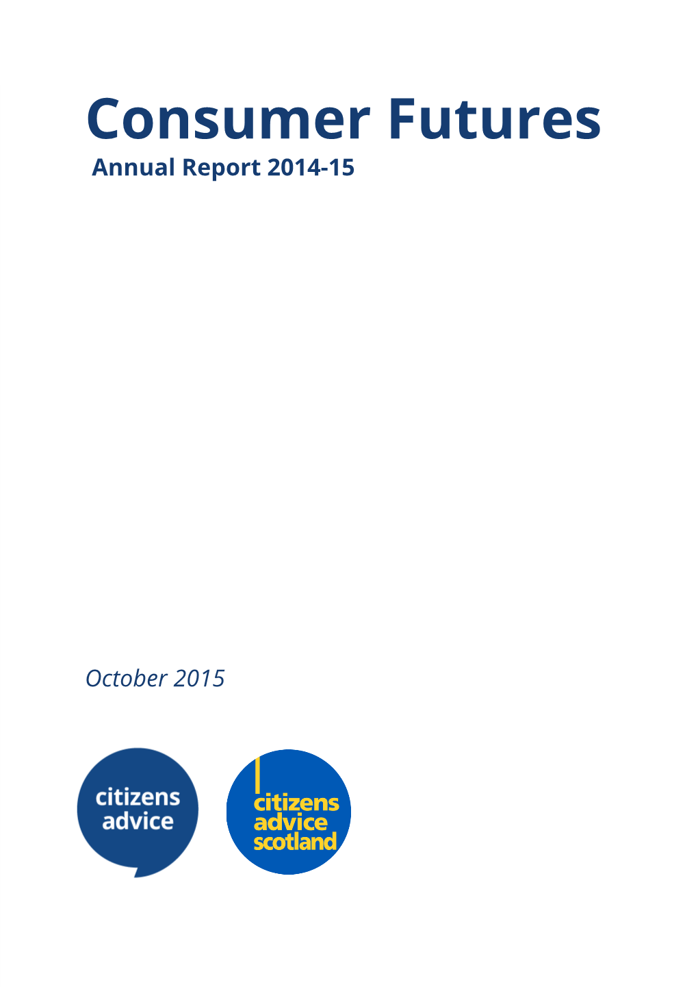 Consumer Futures Annual Report 2014-15