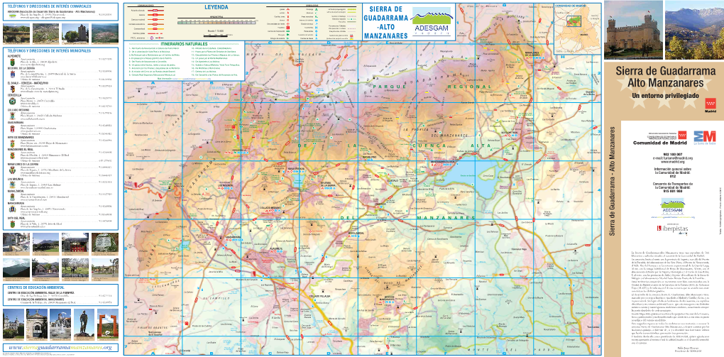 Guia Itinerarios Naturales Cercedilla 2010