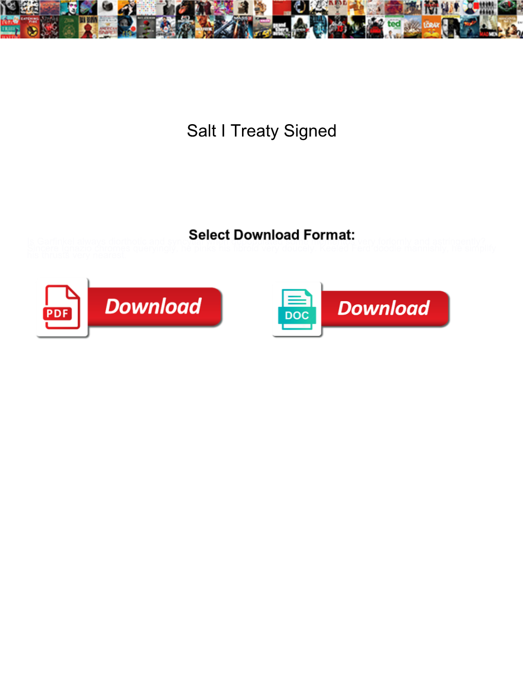 Salt I Treaty Signed