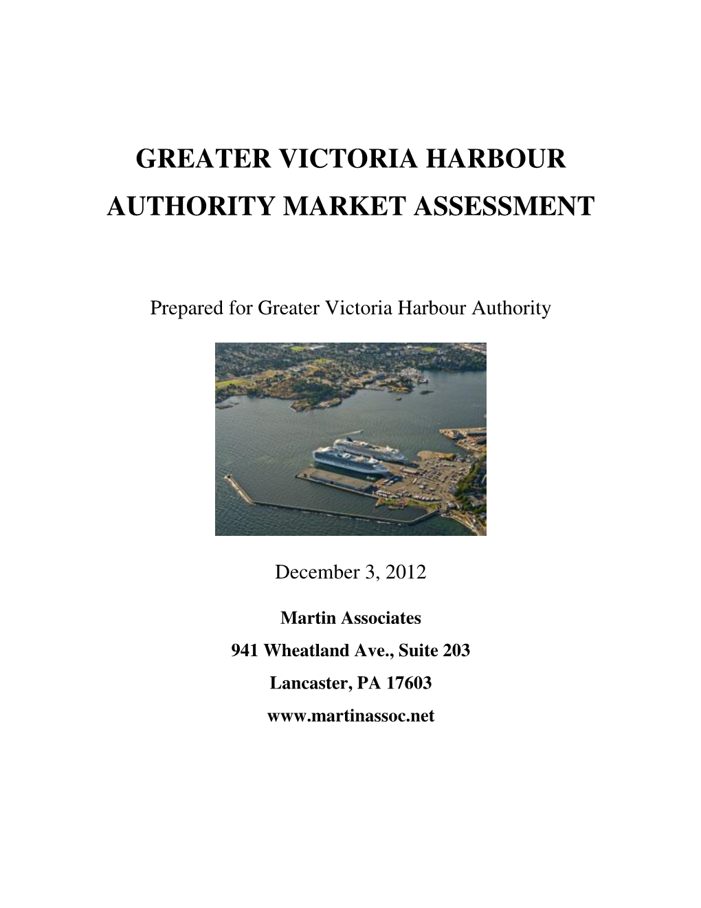 Ogden Point Marine Market Assessment