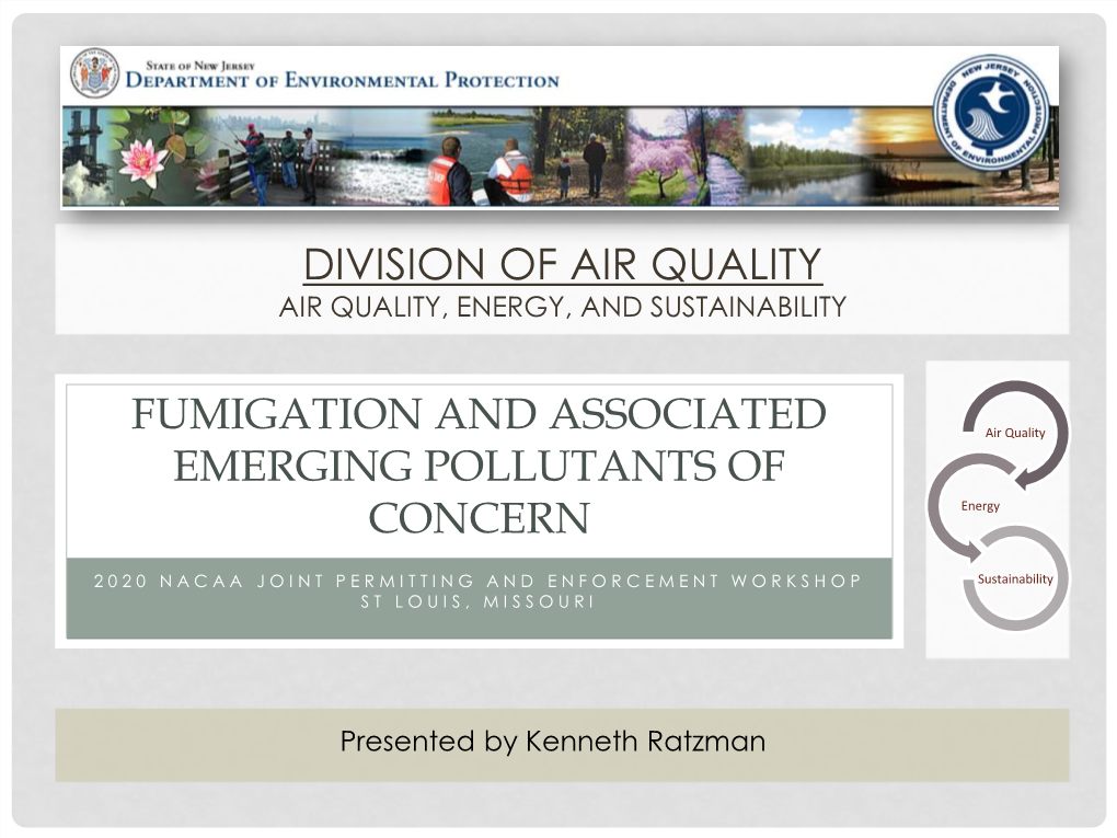 Fumigation and Associated Emerging Pollutants of Concern