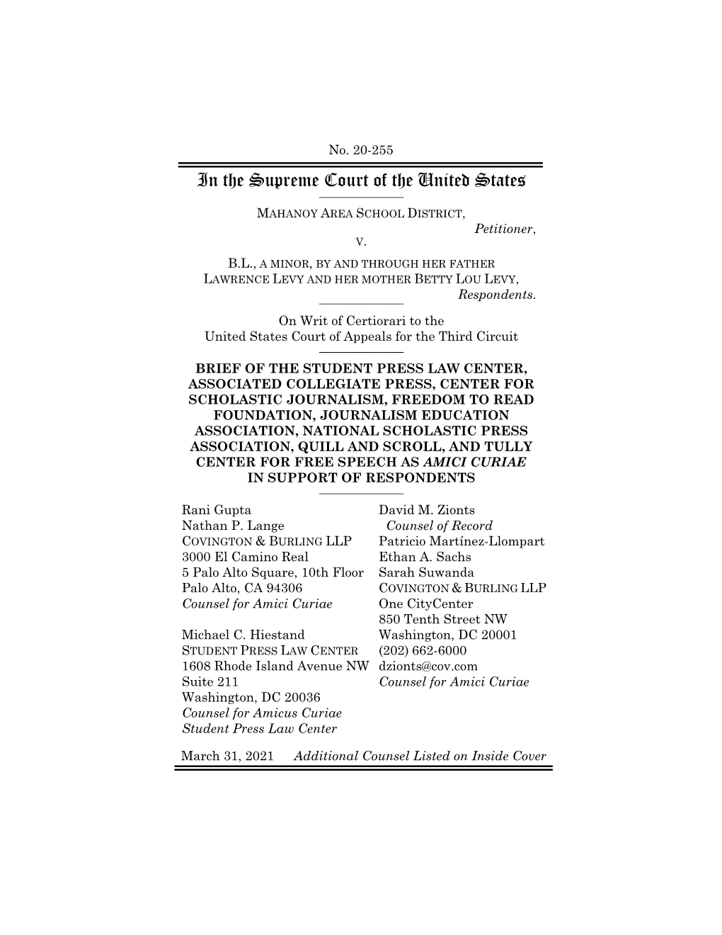 Amicus Brief