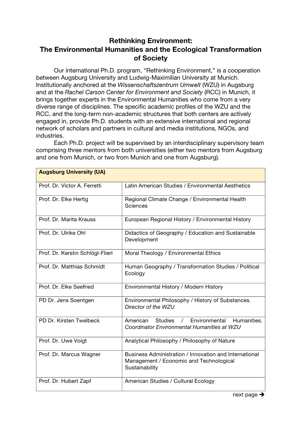 The Environmental Humanities and the Ecological Transformation of Society