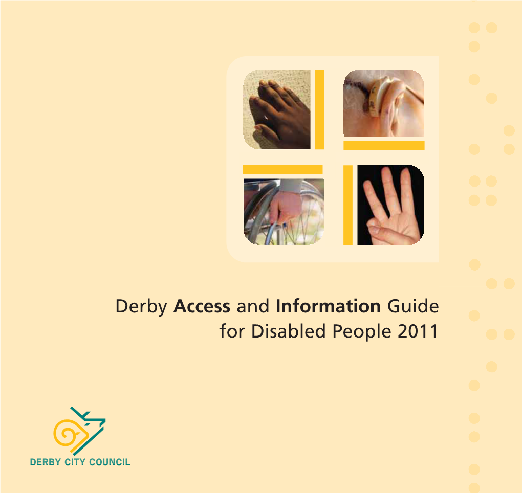 Derby Access and Information Guide for Disabled People 2011