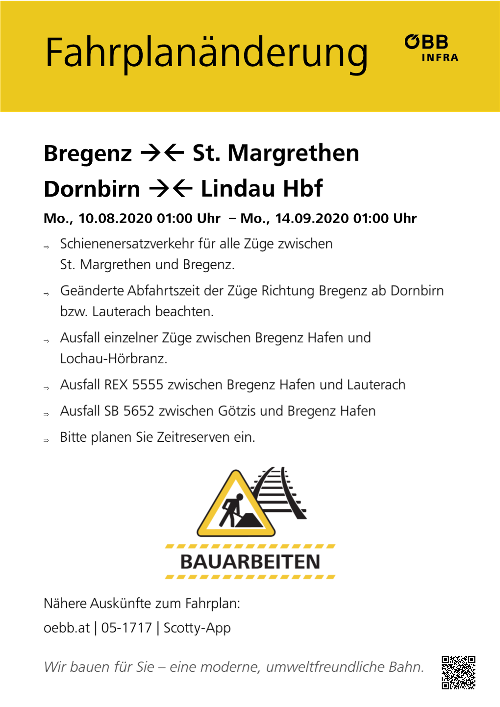 Bregenz →← Dornbirn →←