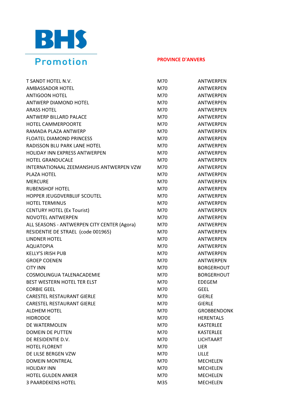 Province D'anvers T Sandt Hotel N.V. M70 Antwerpen Ambassador Hotel M70 Antwerpen Antigoon Hotel M70 Antwerpen Antwerp Diamond H