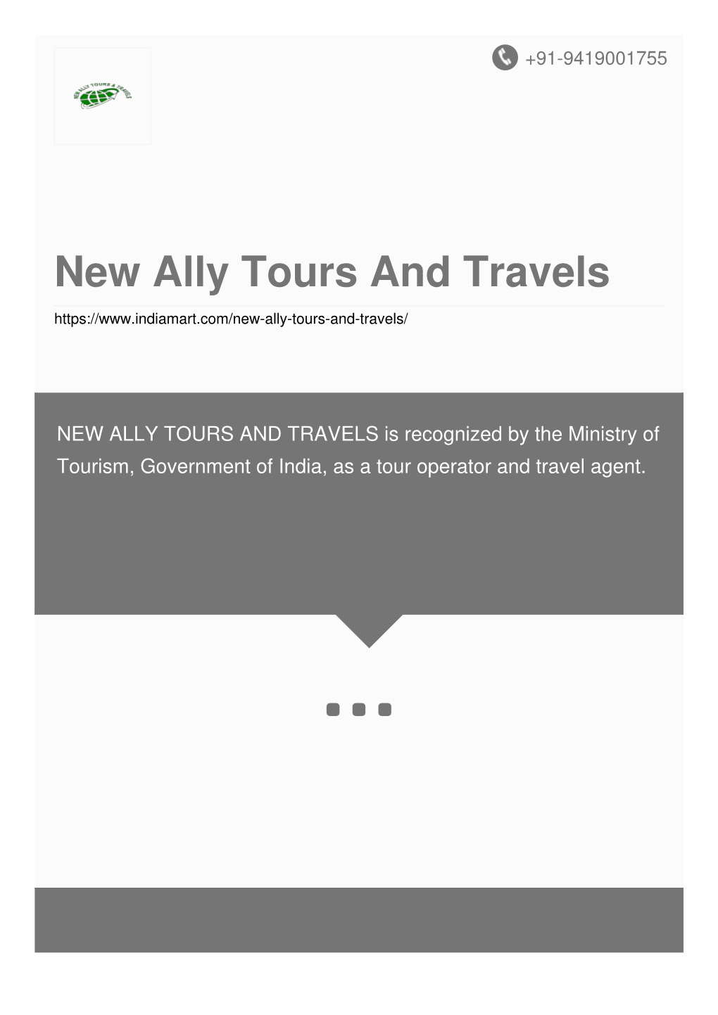 New Ally Tours and Travels