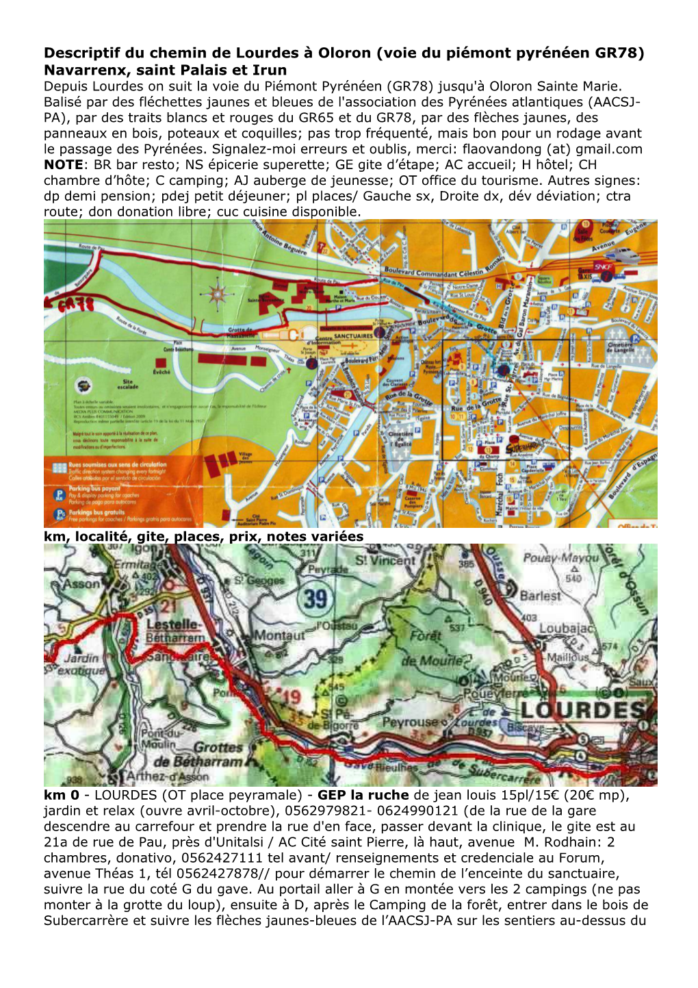 Lourdes -Oloron-St Palais-Irun FR2014