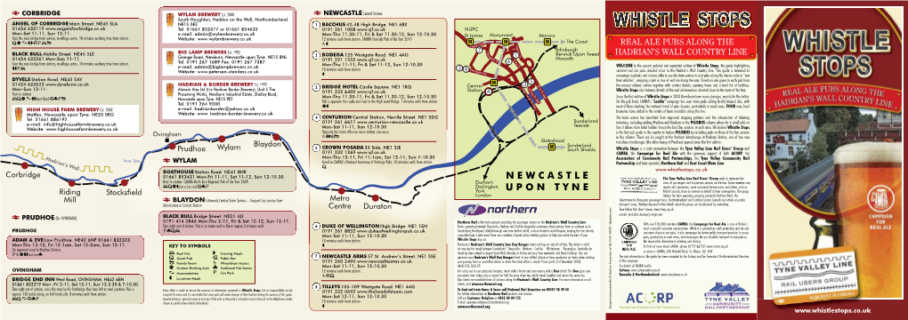 Whistle Stop Leaflet