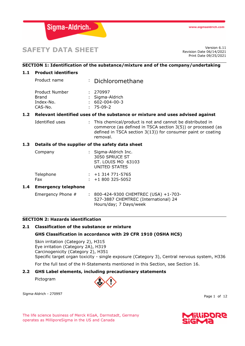 Dichloromethane