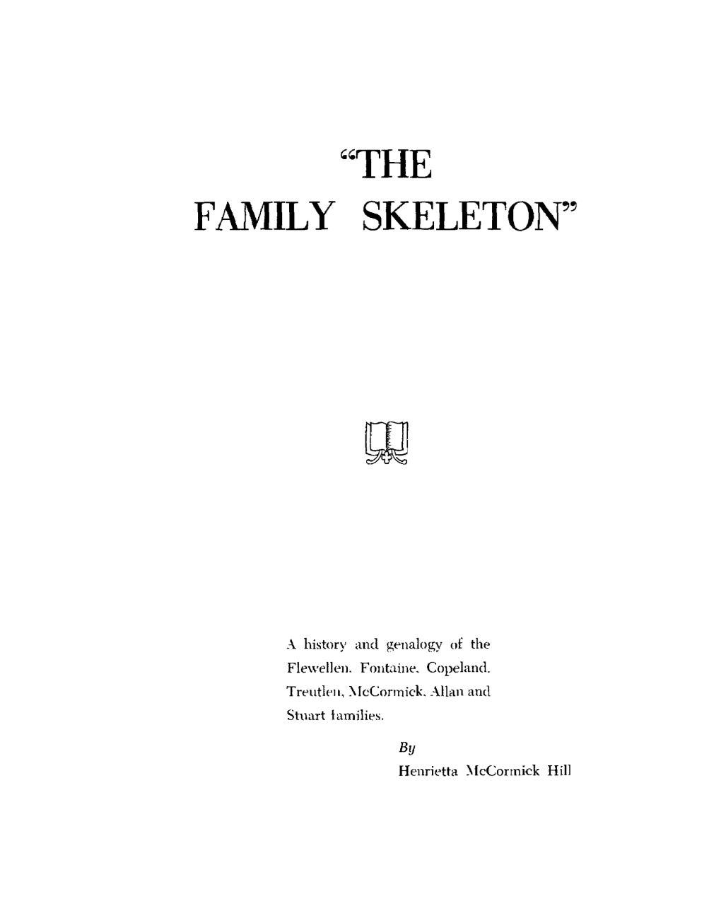 Family Skeleton"