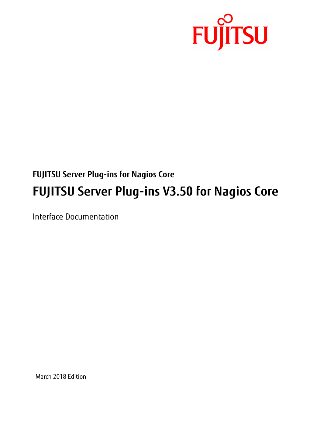 FUJITSU Server Plug-Ins for Nagios Core FUJITSU Server Plug-Ins V3.50 for Nagios Core