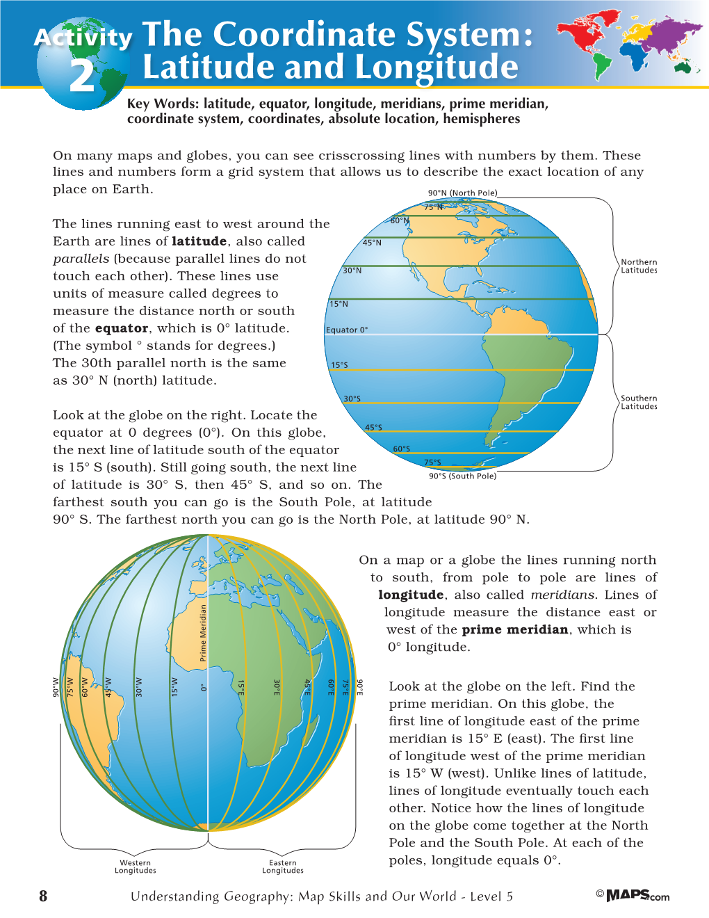 The Coordinate System: Latitude and Longitude