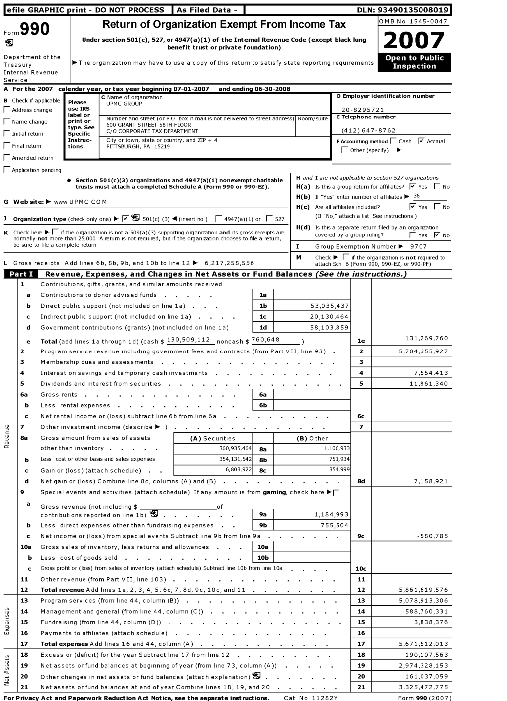 Return of Organization Exempt from Income