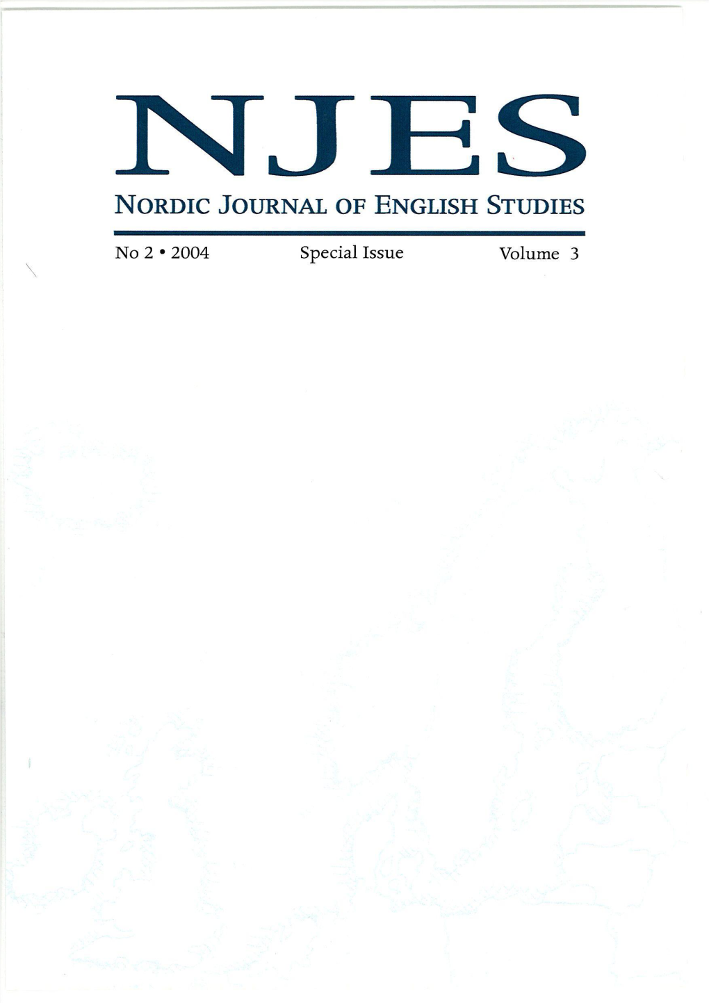 Nordic Journal of English Studies