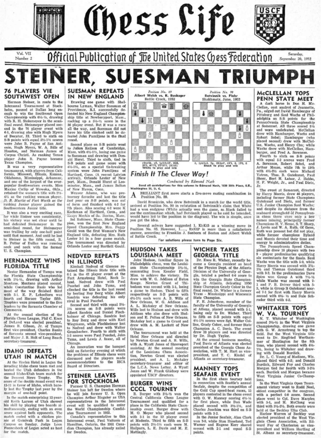 Steiner, Suesman Triumph