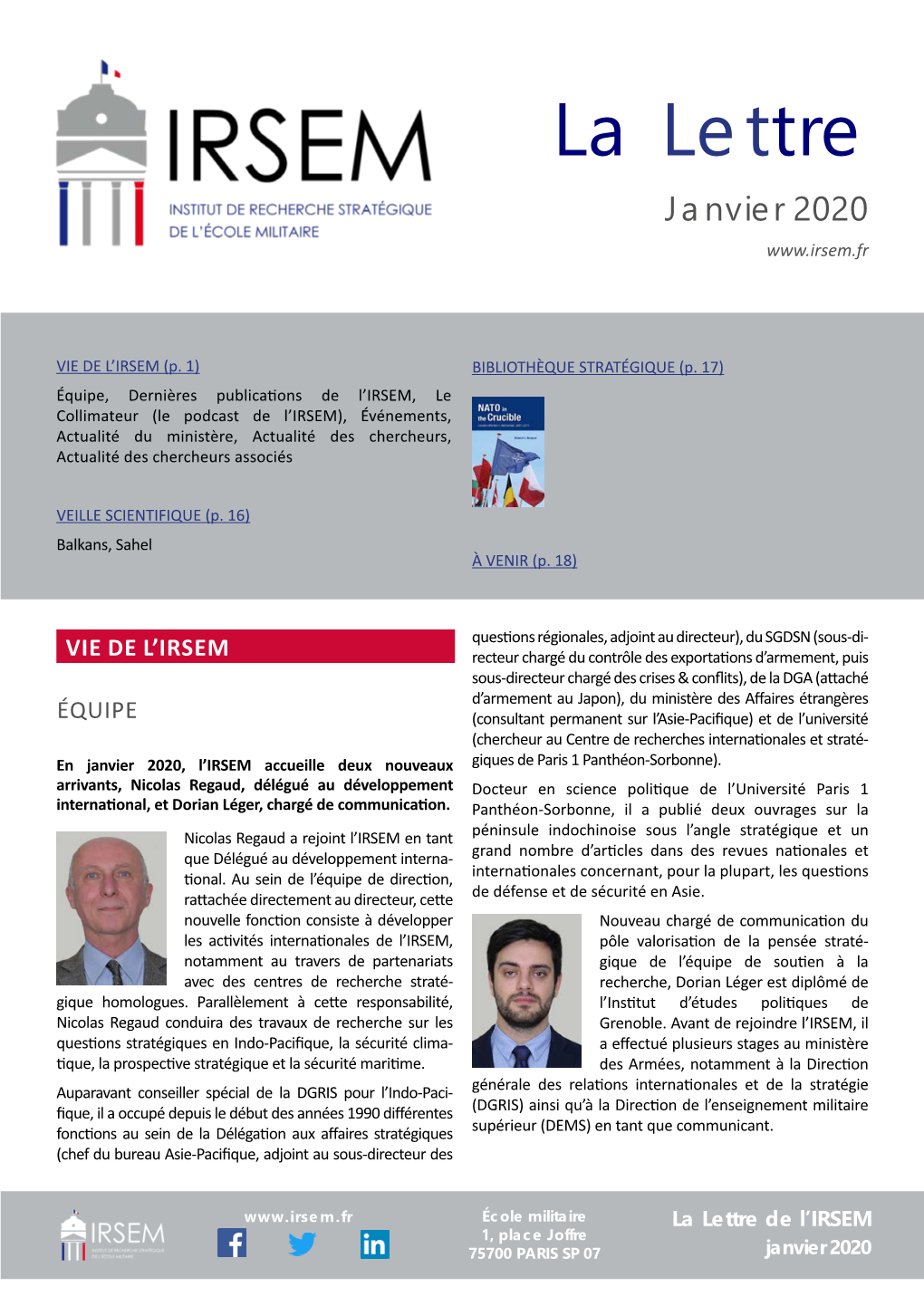 La Lettre Janvier 2020