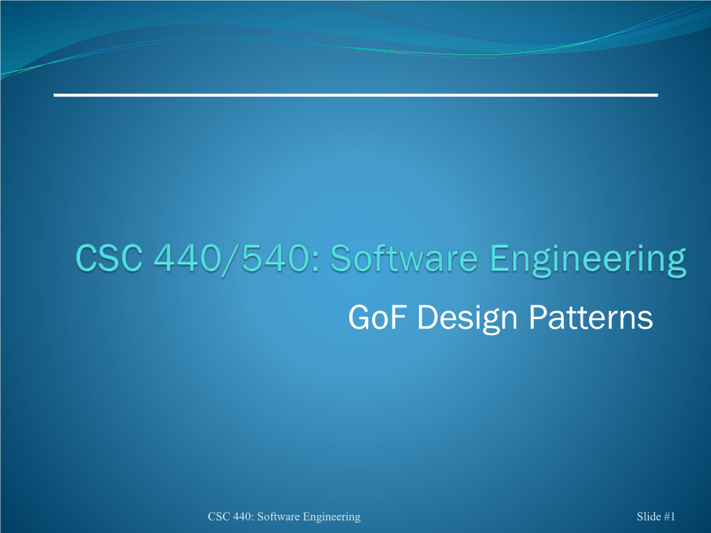 Gof Design Patterns