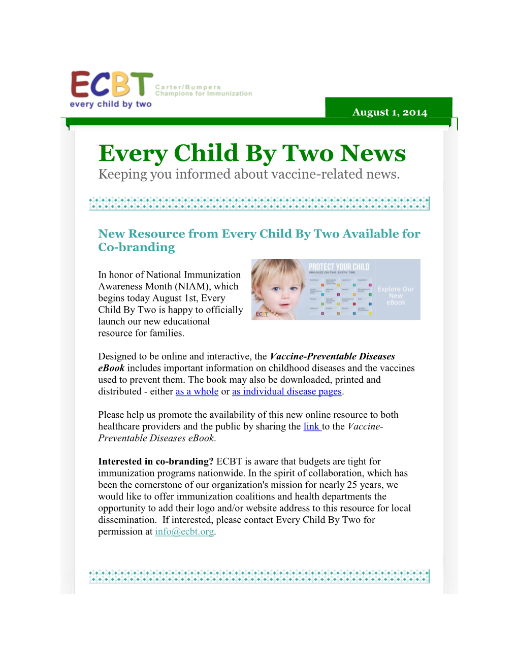 Every Child by Two News Keeping You Informed About Vaccine-Related News