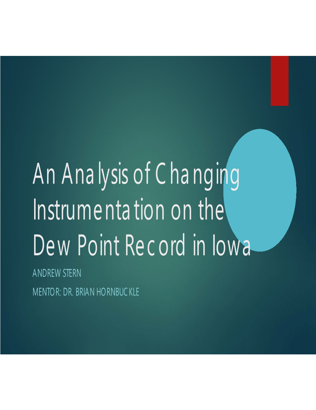 An Analysis of Changing Measurement Techniques on The