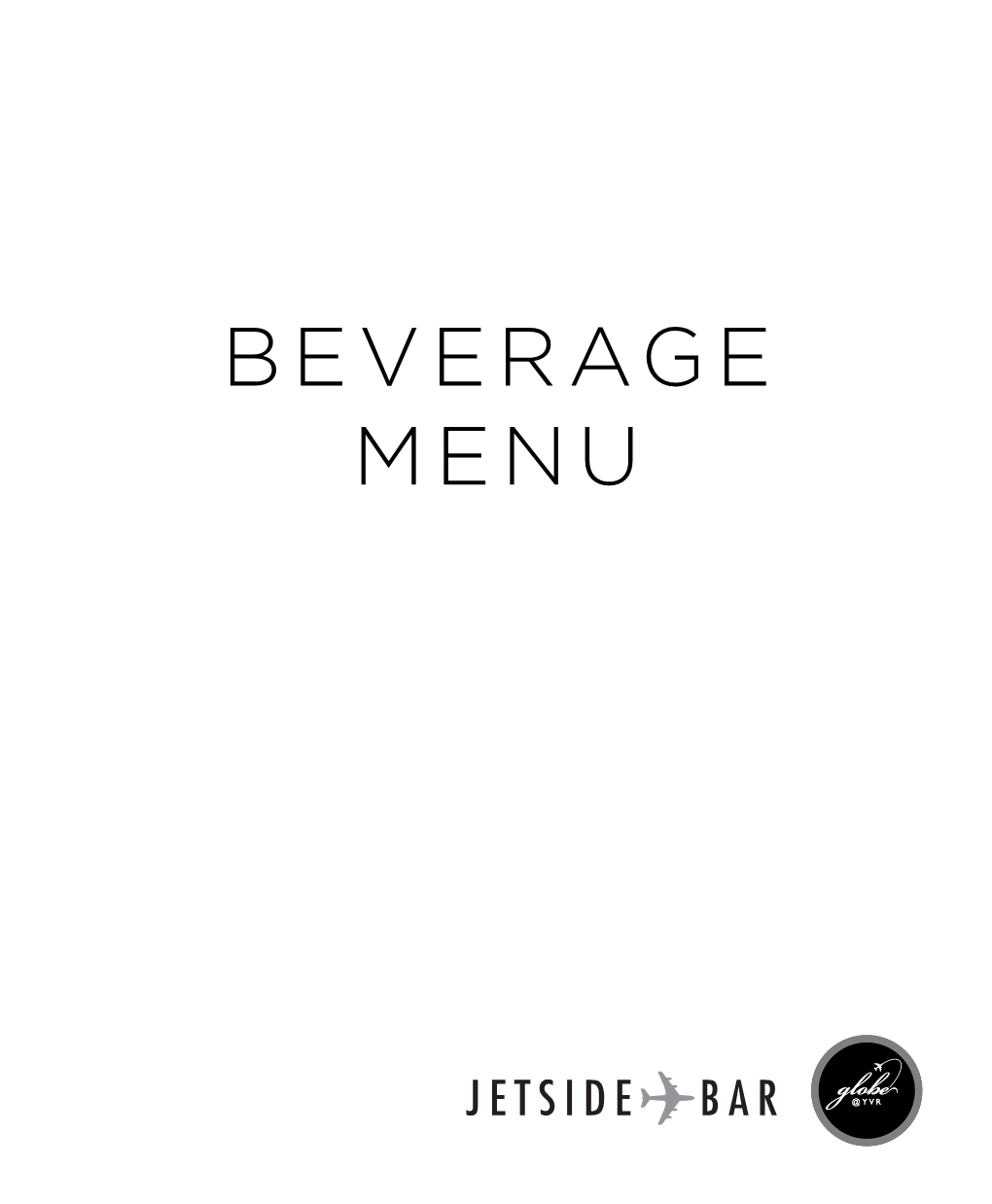 Beverage Menu Jetside Originals