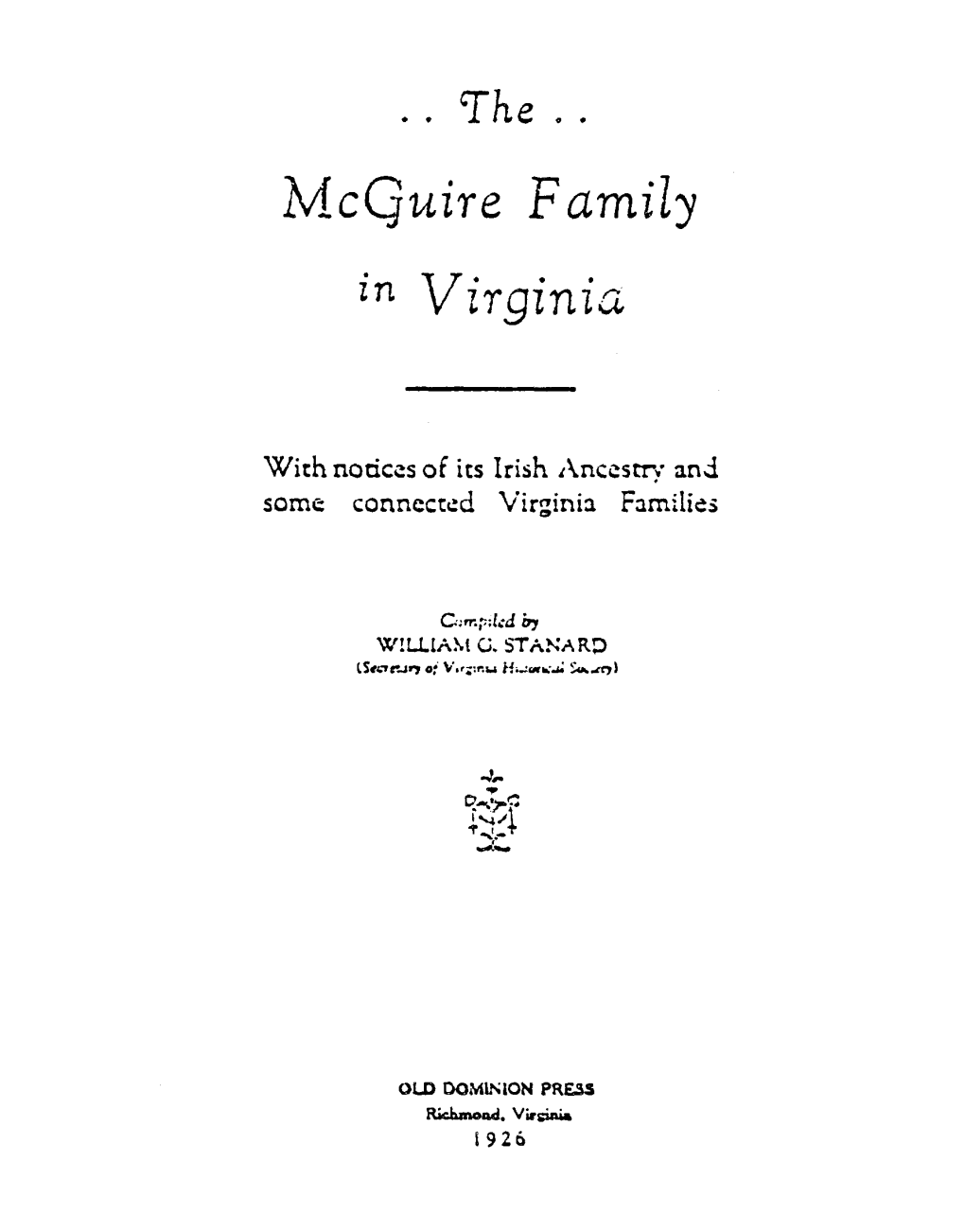 Mcguire Family