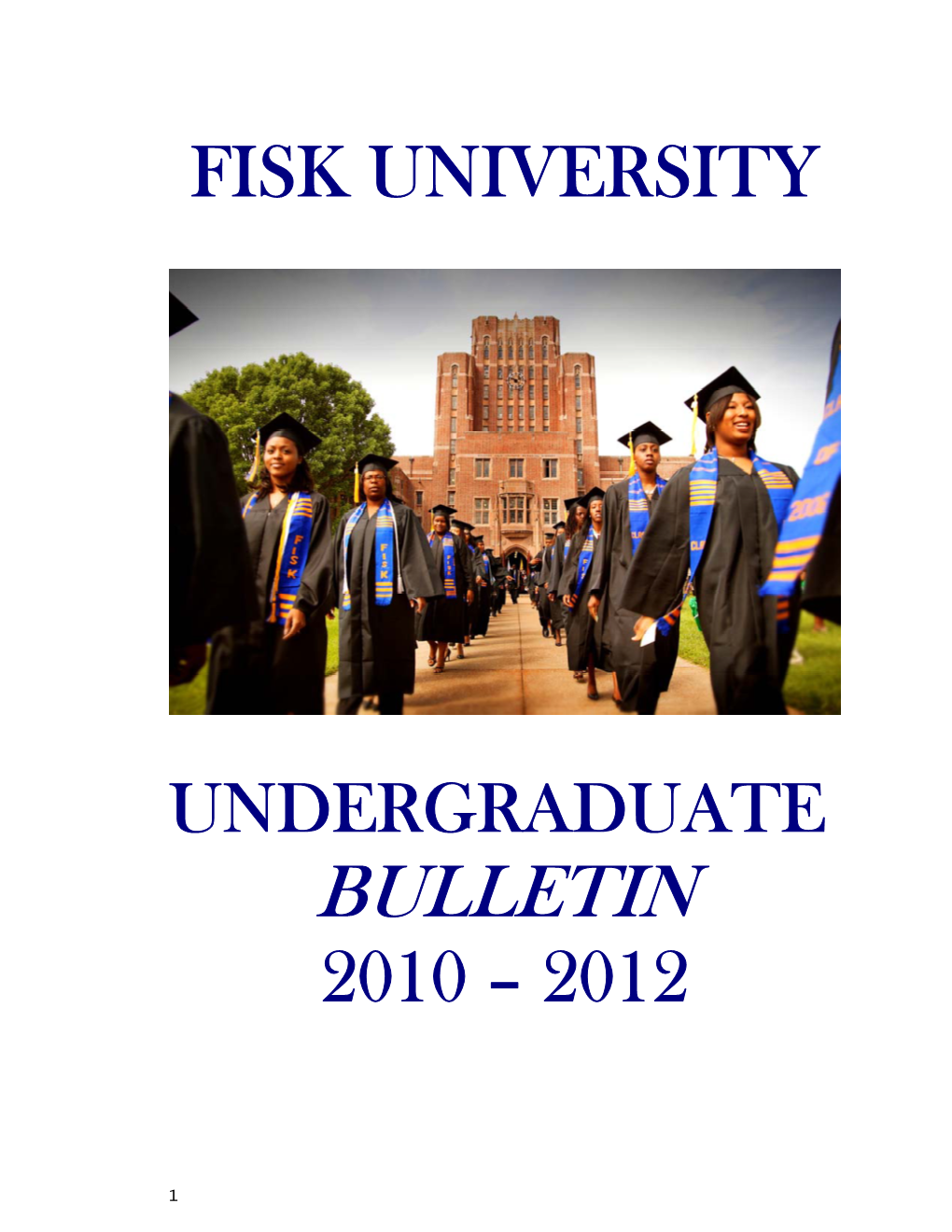 2010-2012 University Bulletin