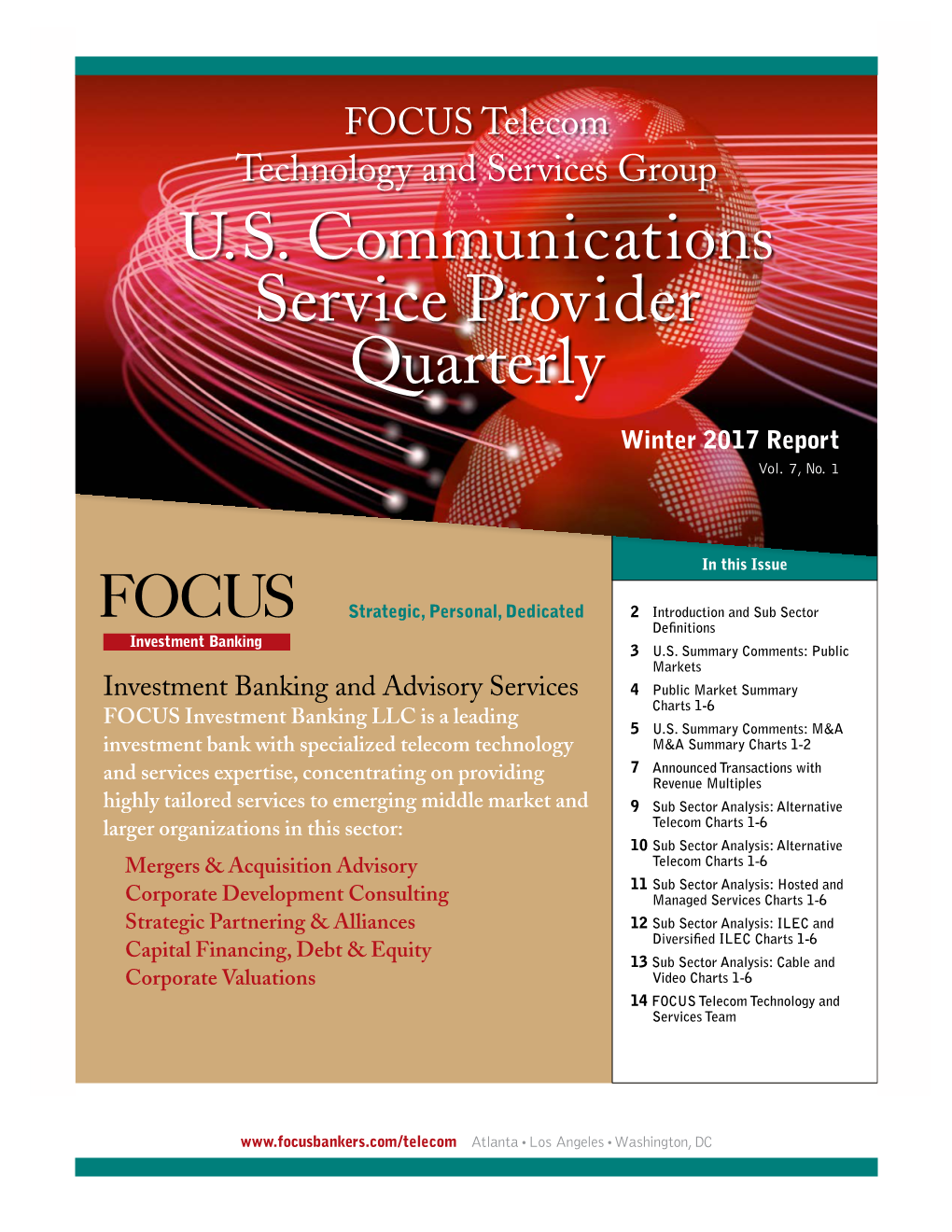 U.S. Communications Service Provider Quarterly