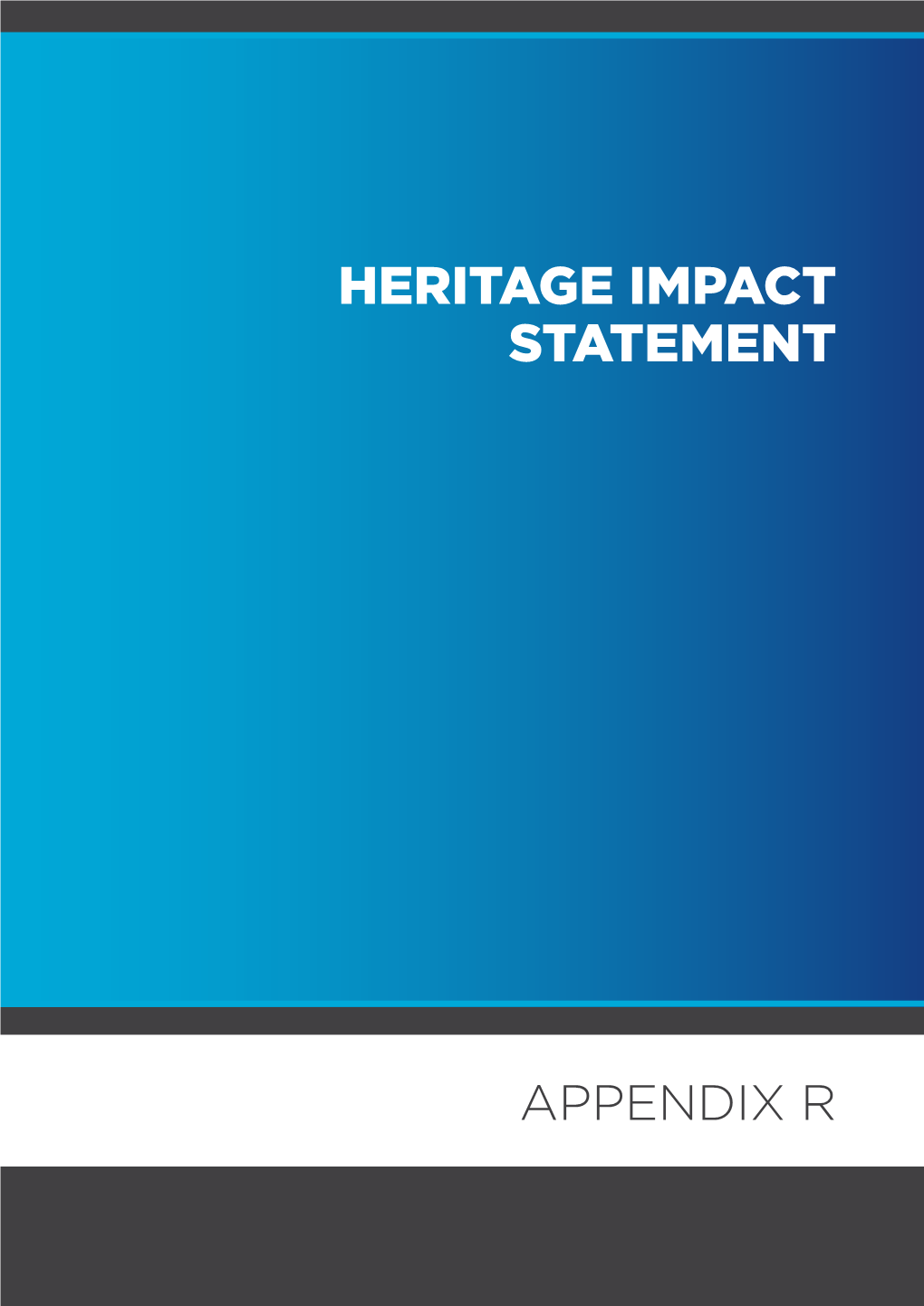 Heritage Impact Statement