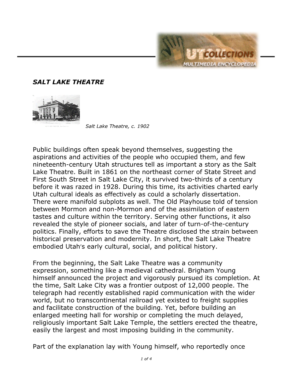 Utah History Encyclopedia