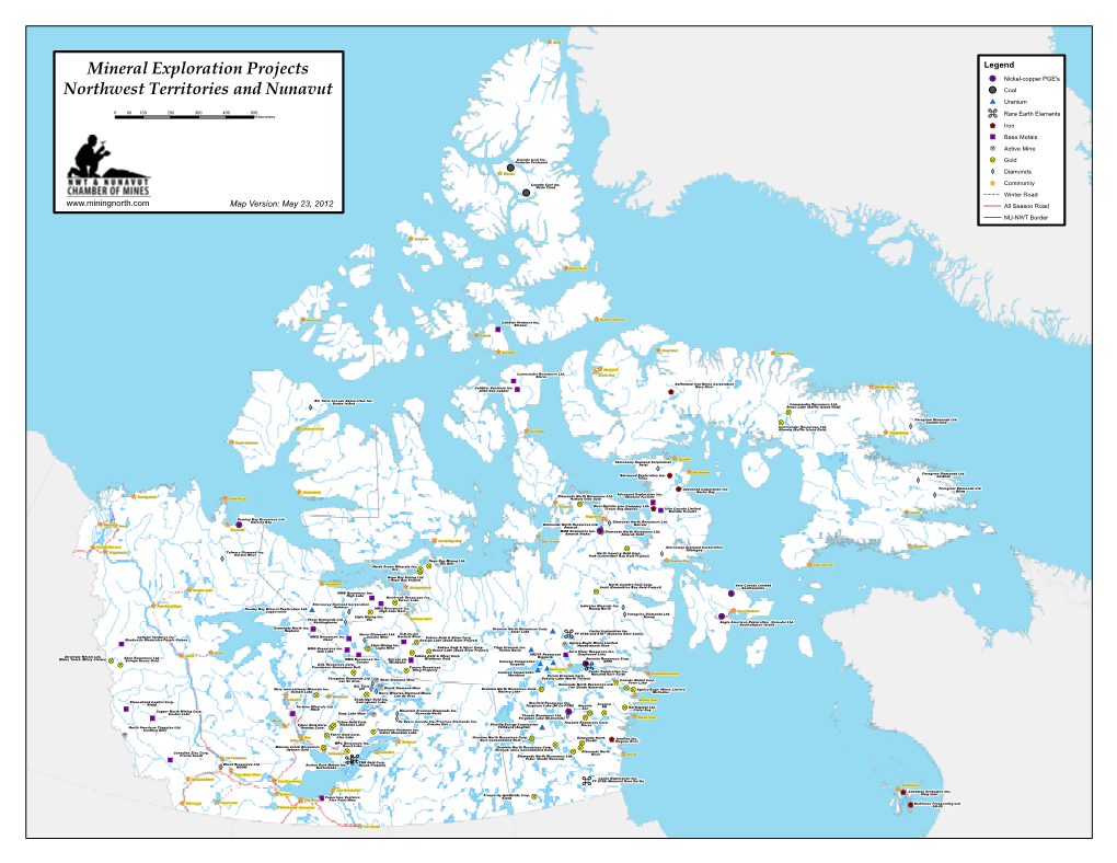 Mineral Exploration Projects Northwest Territories and Nunavut