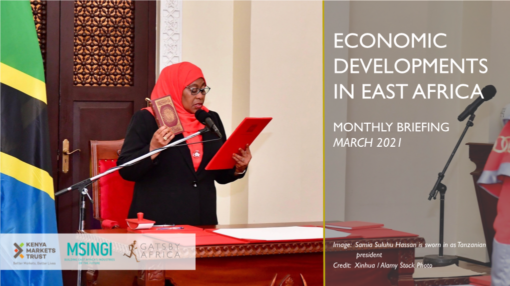 Economic Developments in East Africa