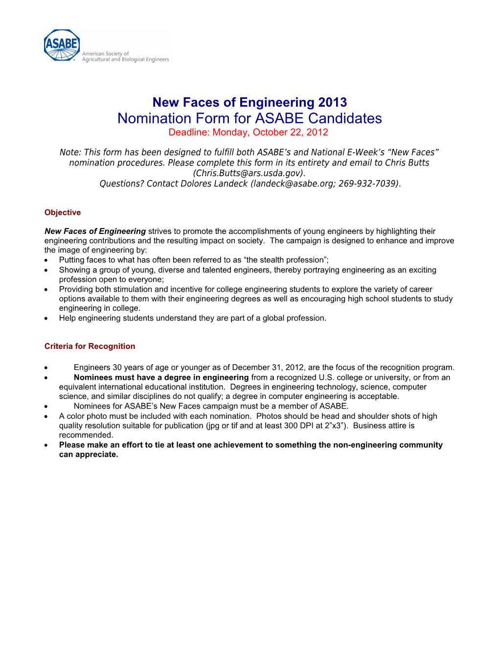 New Faces in Engineering