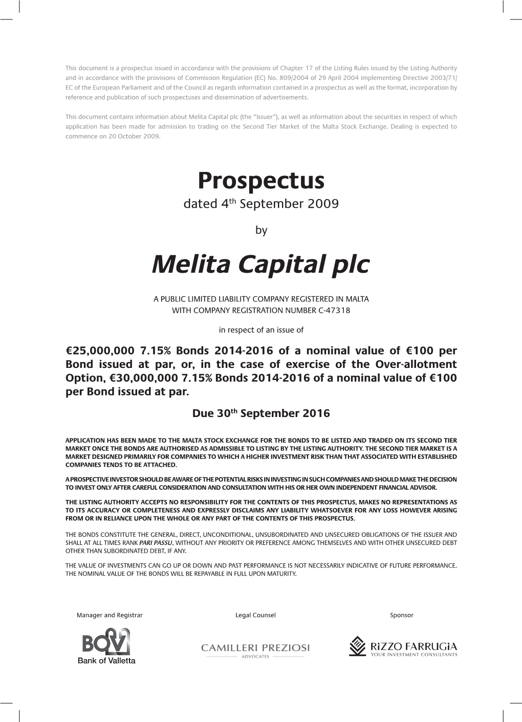 Melita Capital