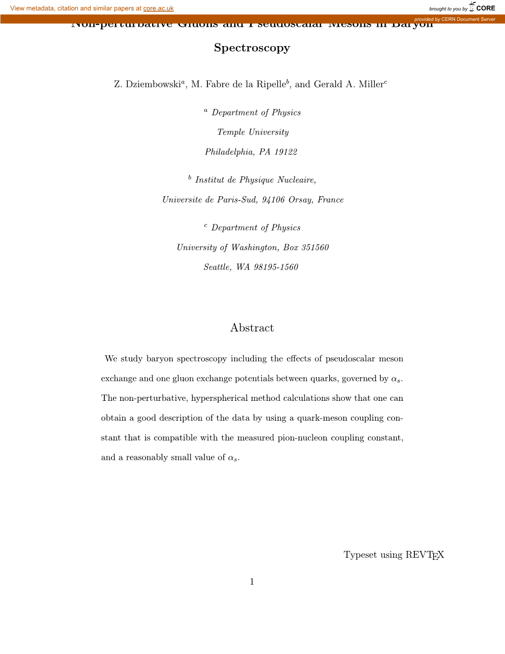 Non-Perturbative Gluons and Pseudoscalar Mesons in Baryon Spectroscopy