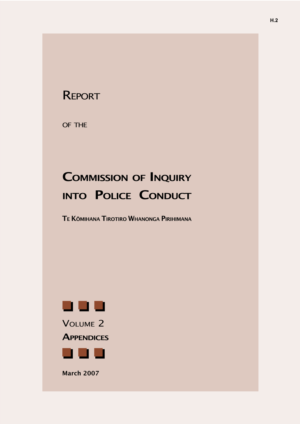Commission of Inquiry Into Police Conduct