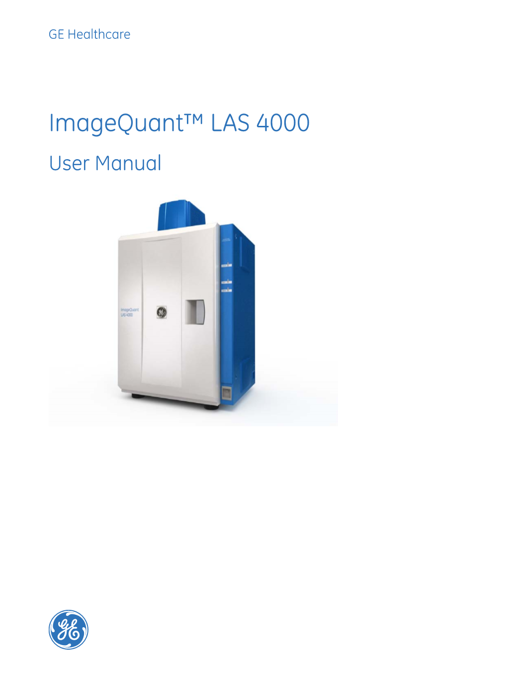 Imagequant™ LAS 4000 User Manual