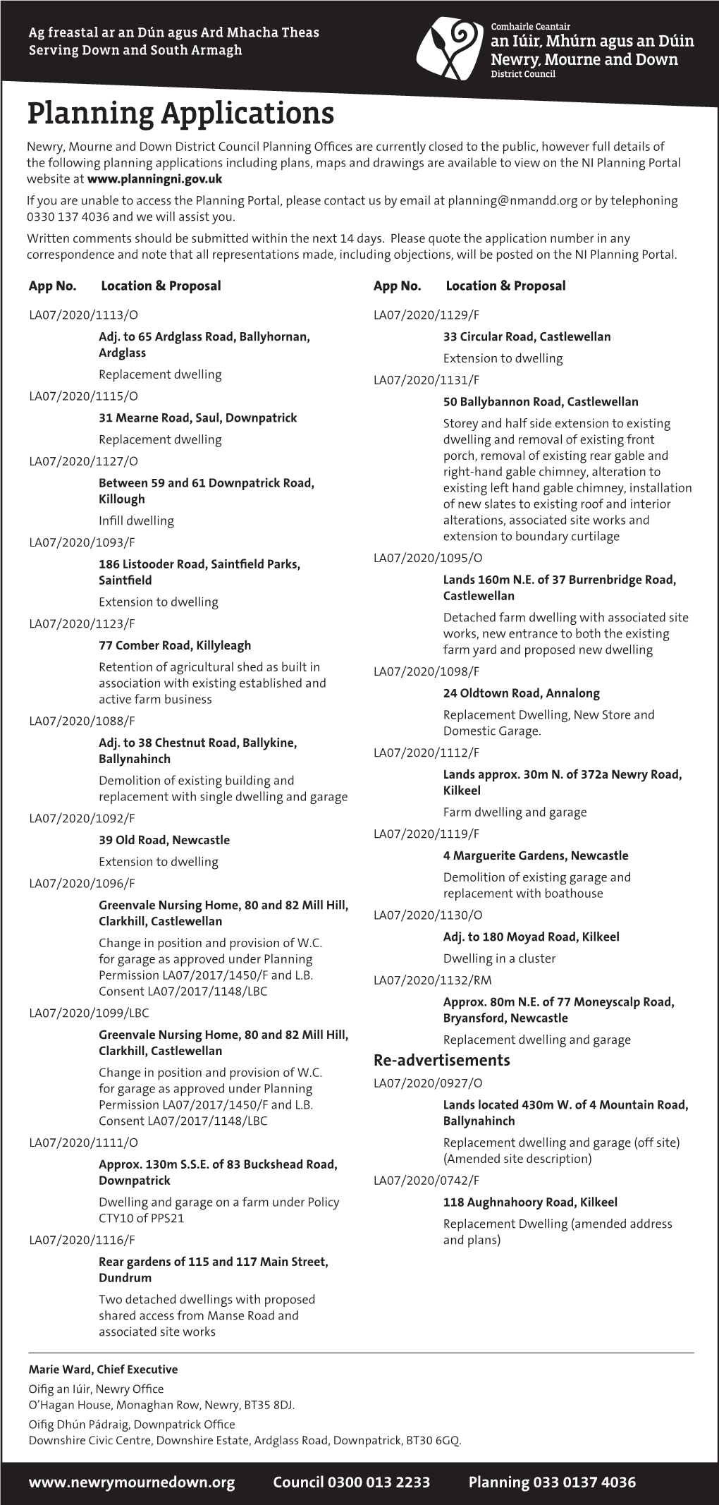 Planning Applications