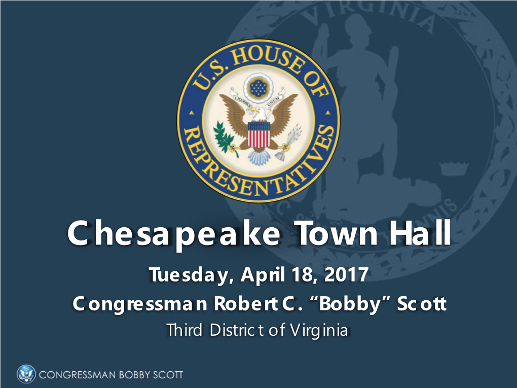 Legislative Update Town Hall