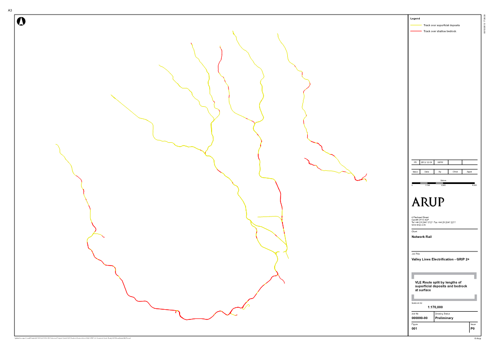 GRIP 2+ A3 1:170000 VLE Route Split by Lengths of Supe