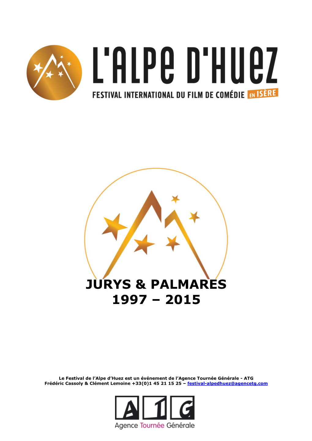 Jurys & Palmares 1997 – 2015