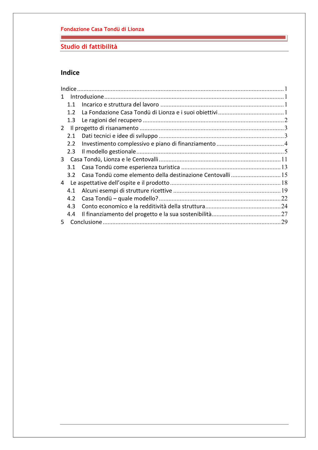 Relazione Del Consiglio D'amministrazione