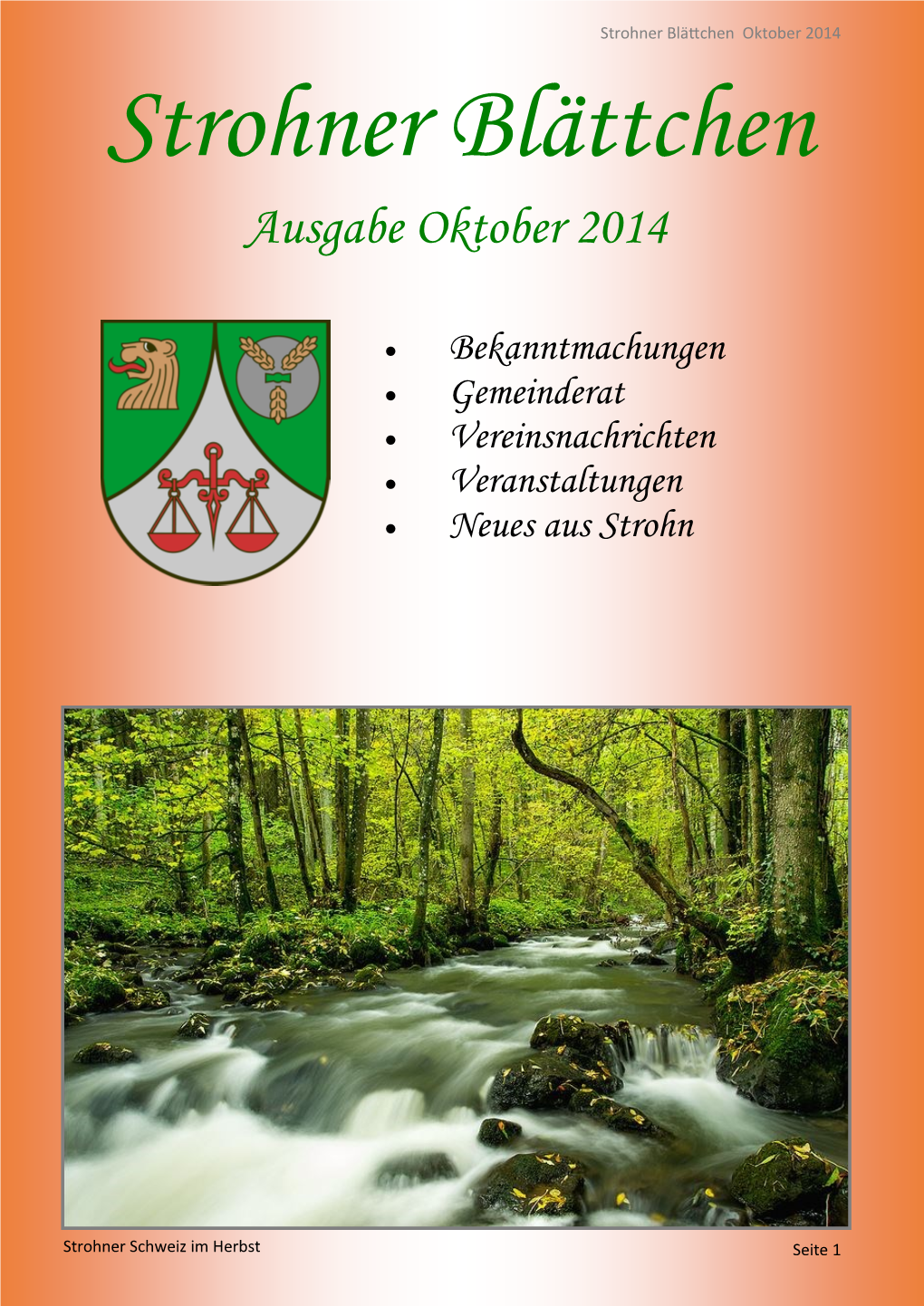 Ausgabe Oktober 2014