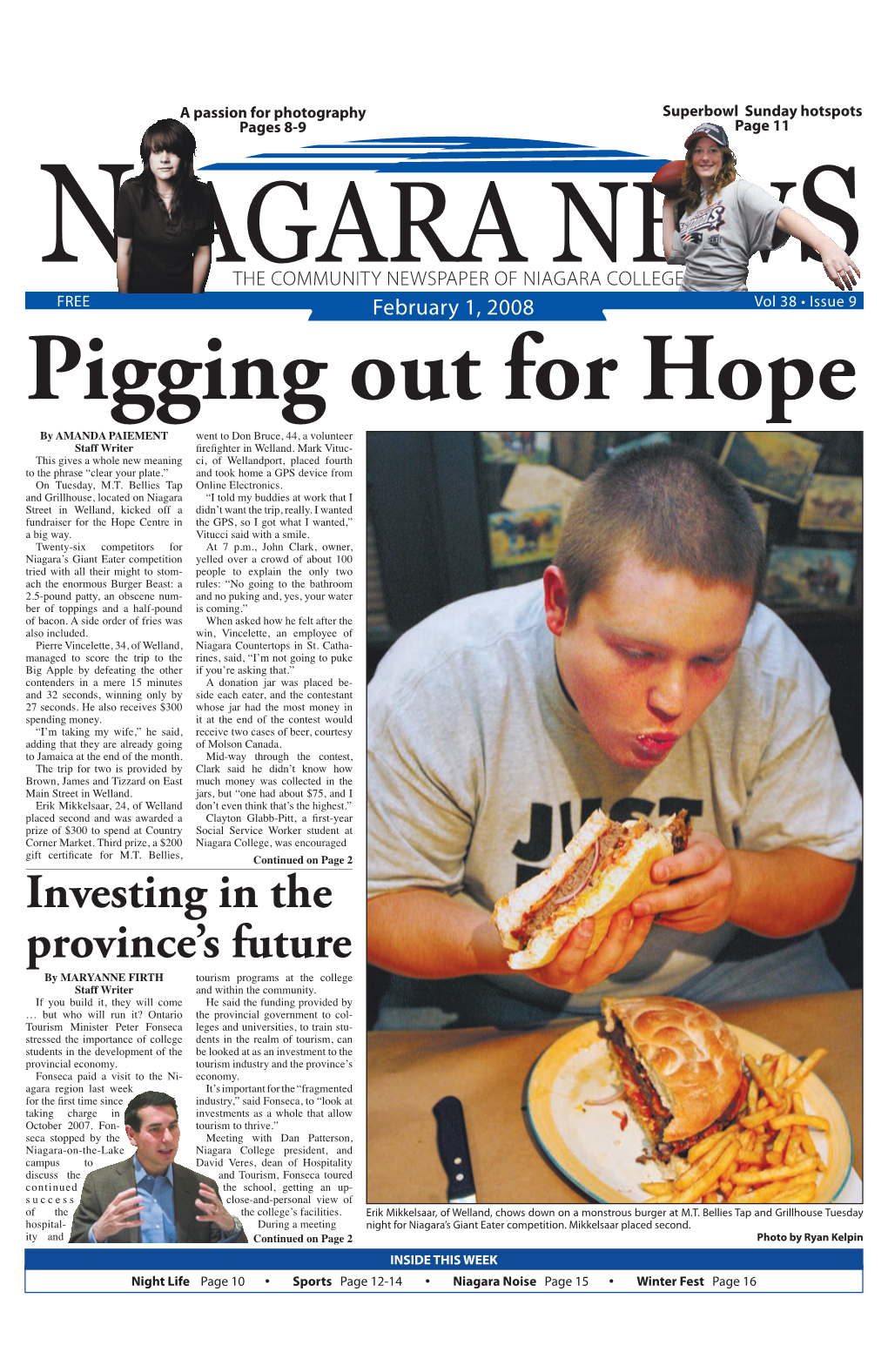 Niagara Noise Page 15 • Winter Fest Page 16 2 NIAGARA NEWS Feb