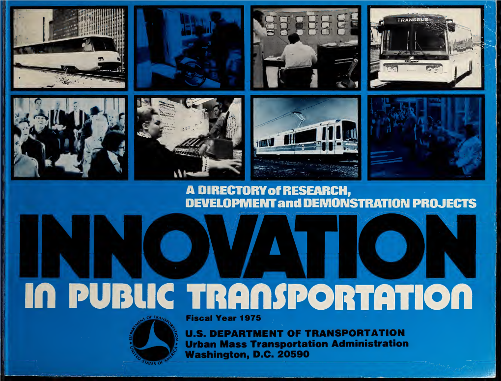 Innovation in Public Transportation