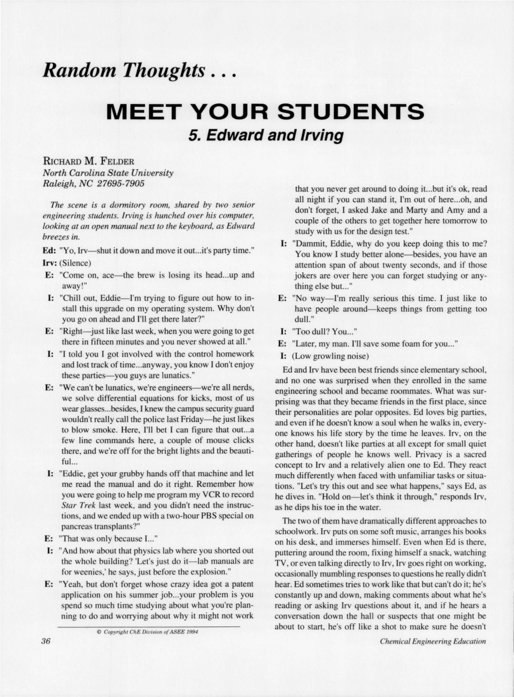 Meet Your Students 5