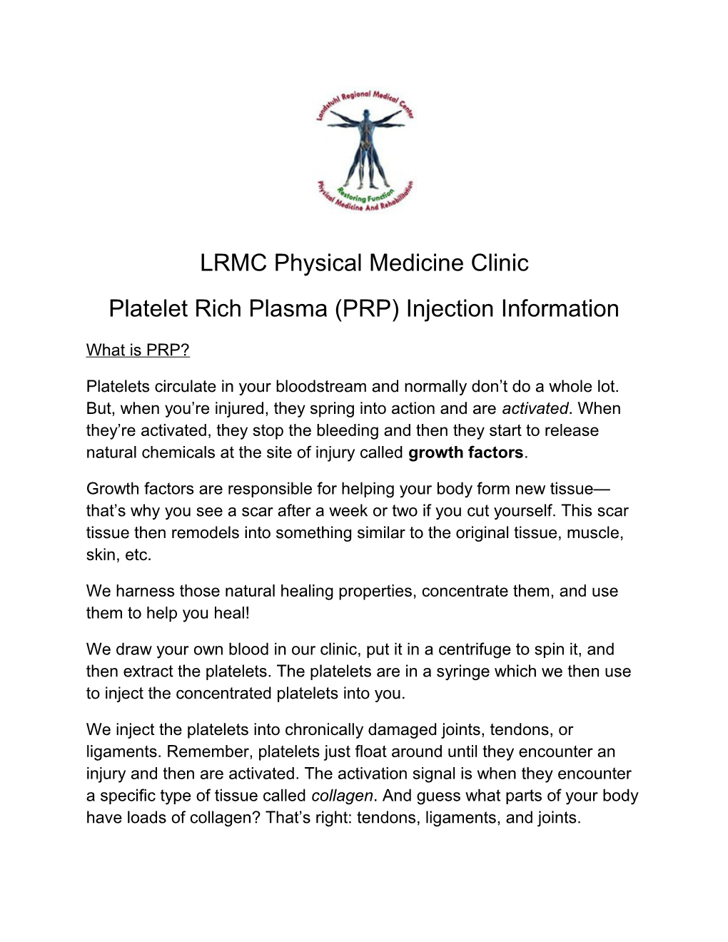 LRMC Physical Medicine Clinic