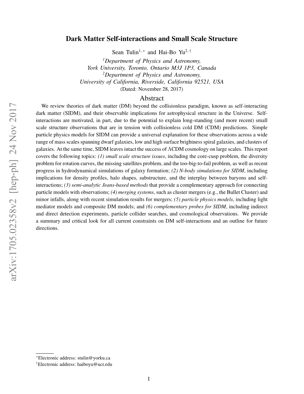 Arxiv:1705.02358V2 [Hep-Ph] 24 Nov 2017