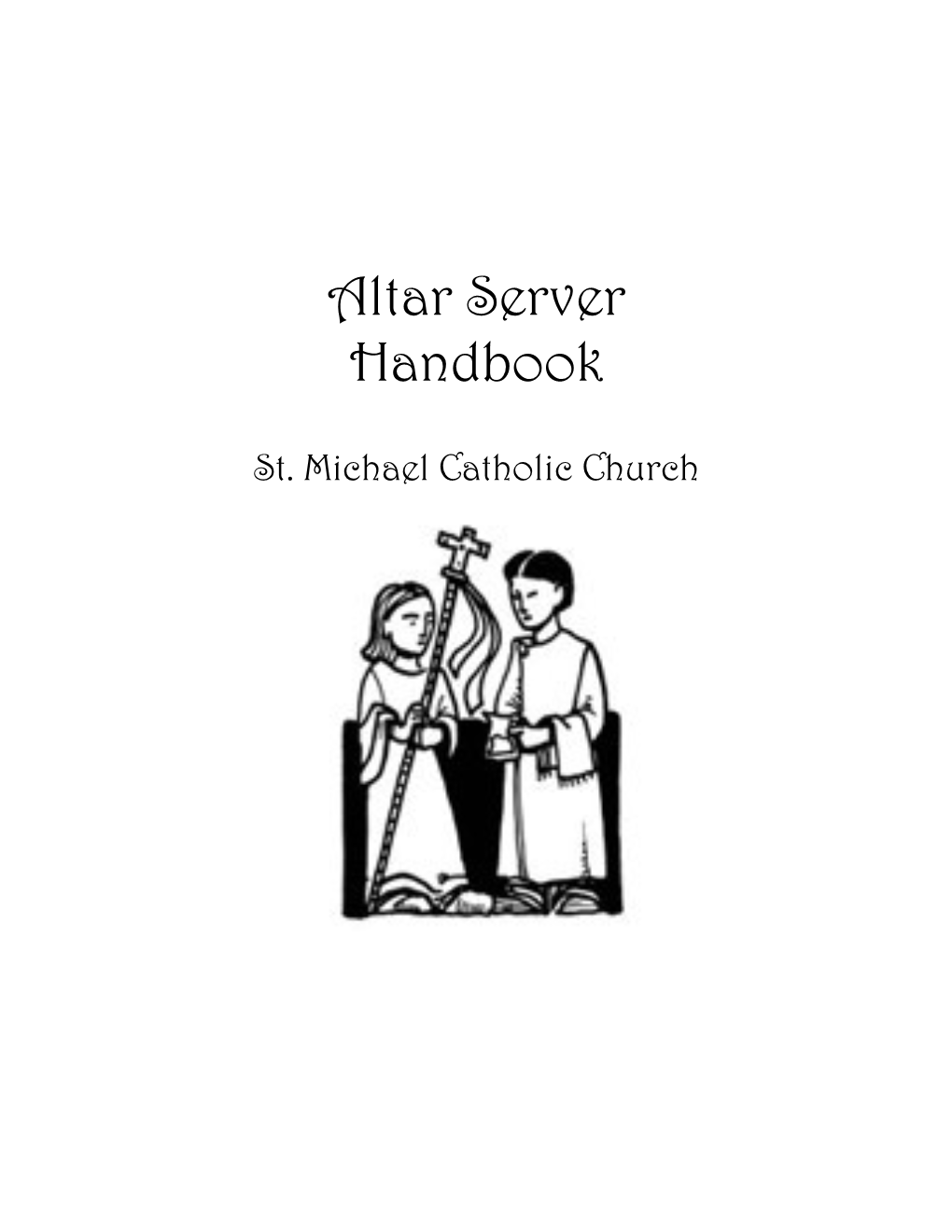 Altar Server Handbook